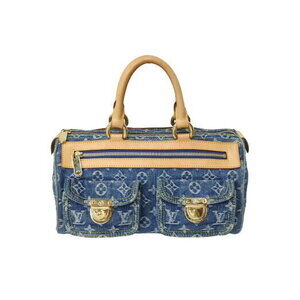 Louis Vuitton Neo Speedy handbag Monogram denim blue beige